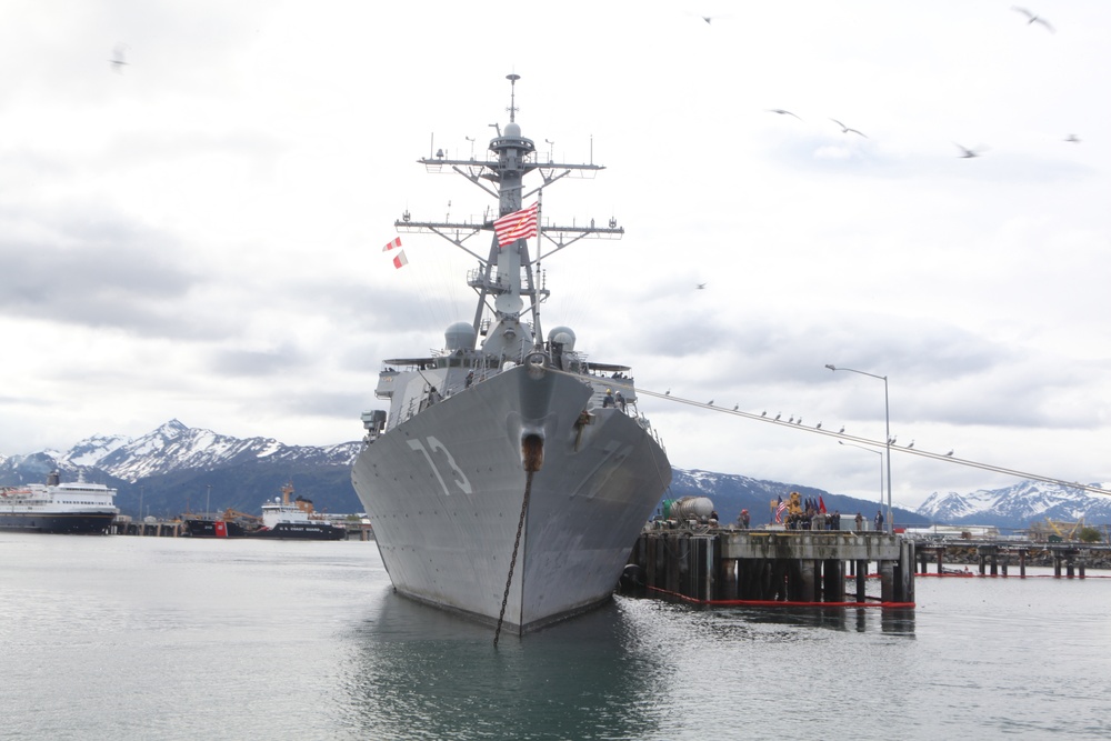 USS Decatur brings naval edge to Alaska