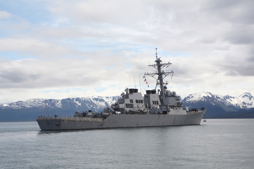 USS Decatur brings naval edge to Alaska