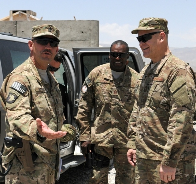 Senior Air Force enlisted man visits eastern Afghanistan