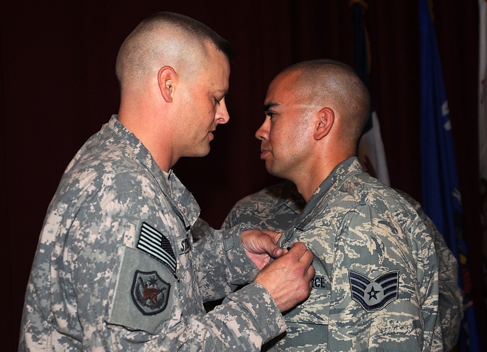 Deployed 387th combat truckers receive Army Combat Action Badge