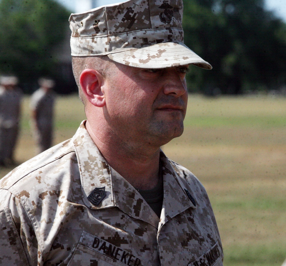 Master gunnery sergeant bids farewell to Corps after three decades