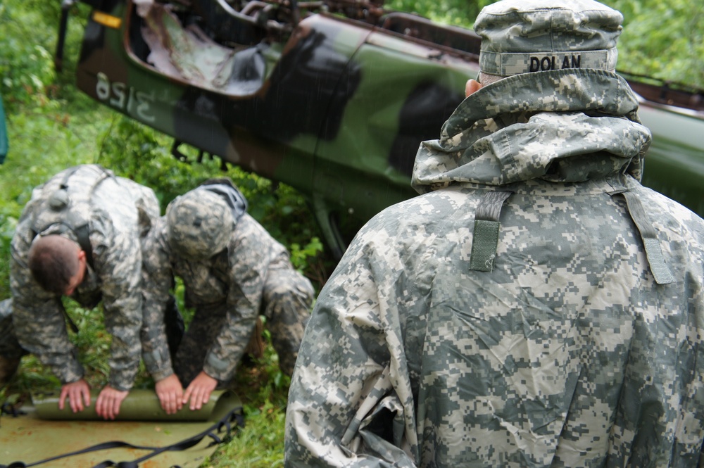 Training under the watch of a general