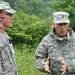 Brig. Gen. Patrick Dolan visits with soldiers