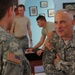 Chaplain Dolan Visits With soldiers