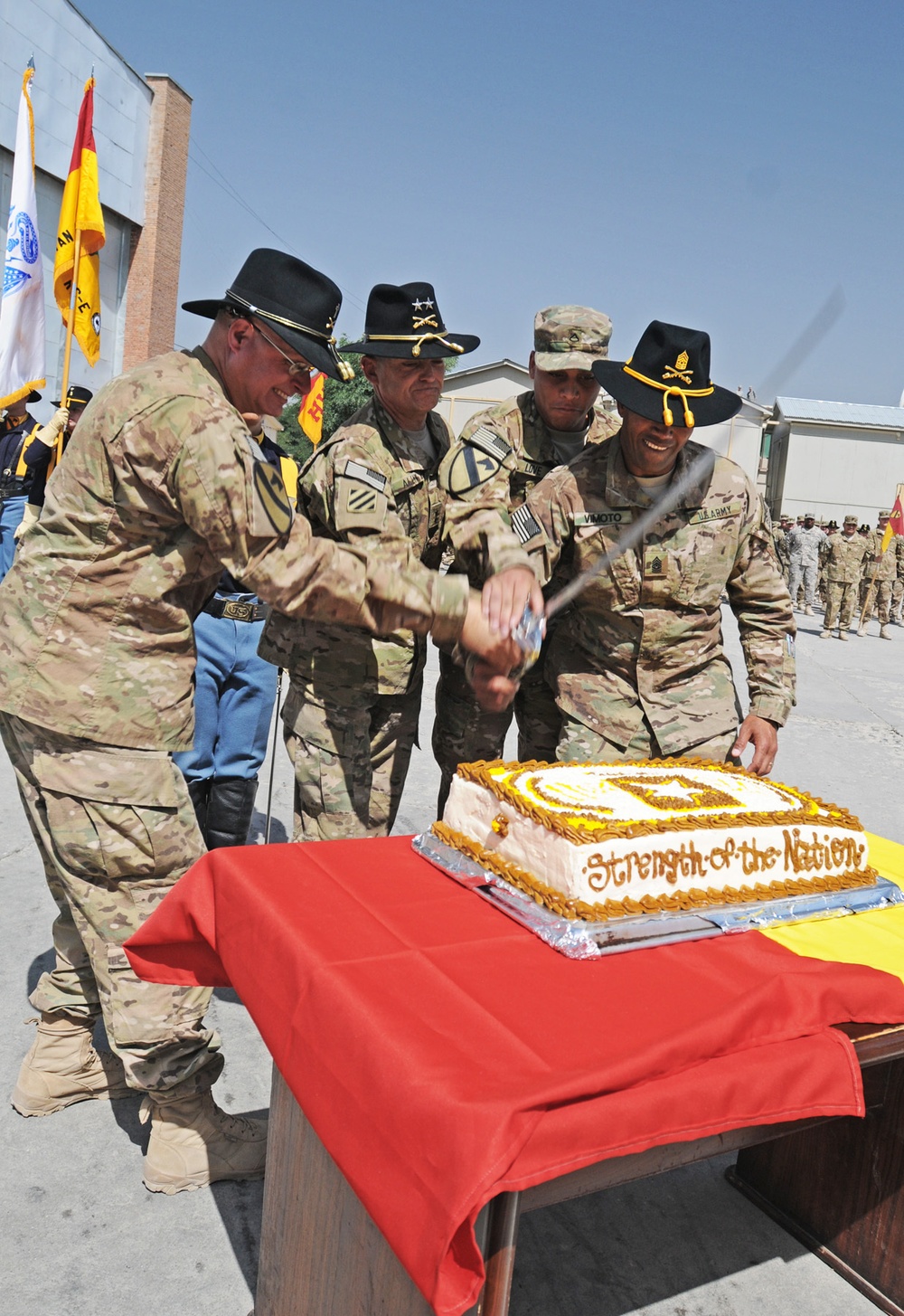 1st CAV celebrates Army’s birthday with combat patch
