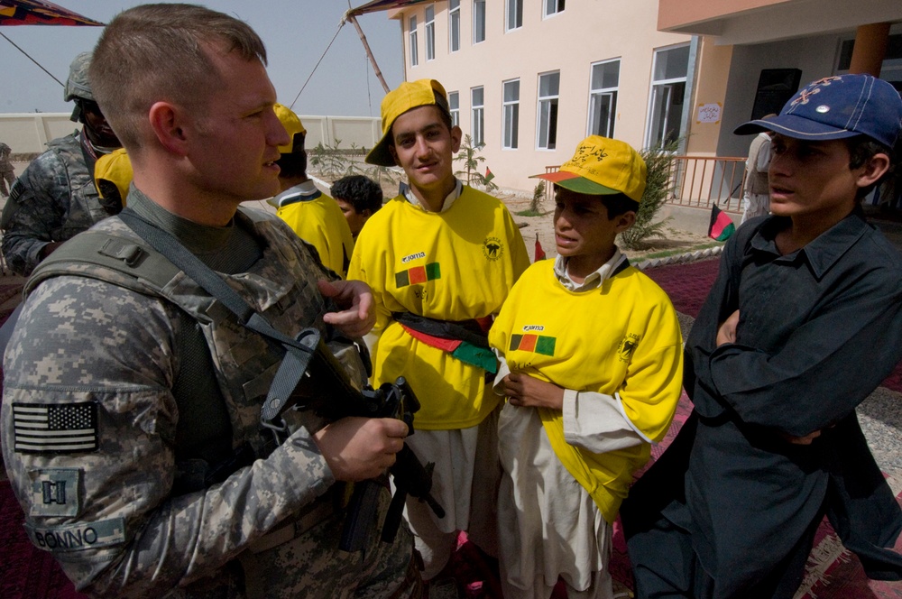 1-38 Cavalry Regiment helps open Weesh boys’ school