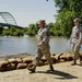 Iowa National Guard Missouri River levee patrol