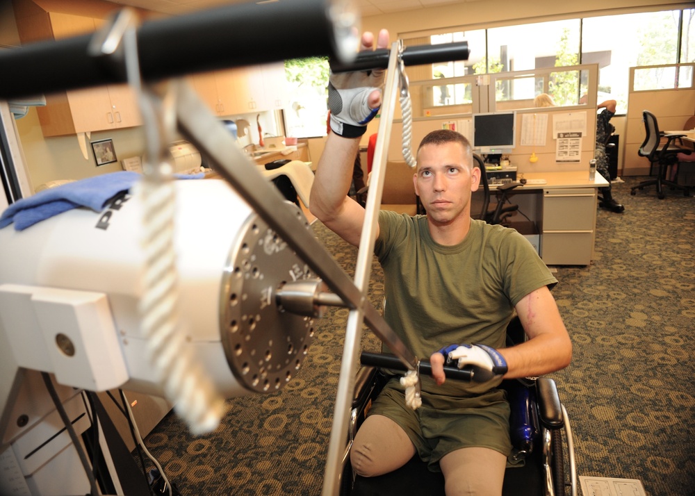 Wounded veterans get treatment