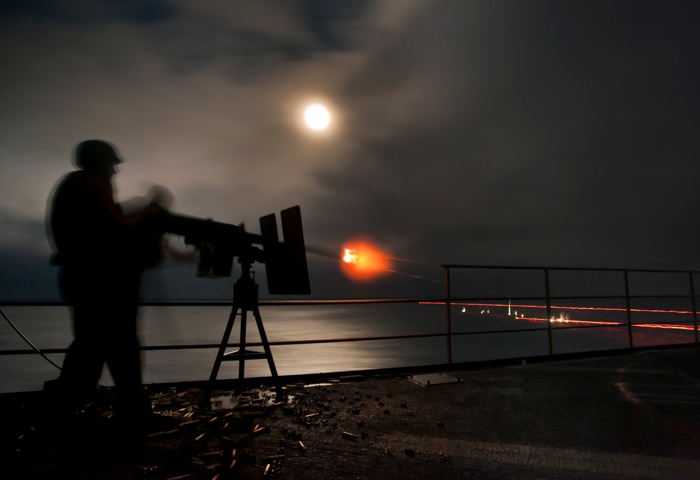 USS Carl Vinson action