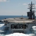 USS Dwight D. Eisenhower conducts rudder turns during sea trials