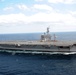 USS Dwight D. Eisenhower conducts rudder turns during sea trials