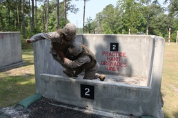 Twist, pull pin: 2nd LAAD gunners grenade-train at Camp Lejeune