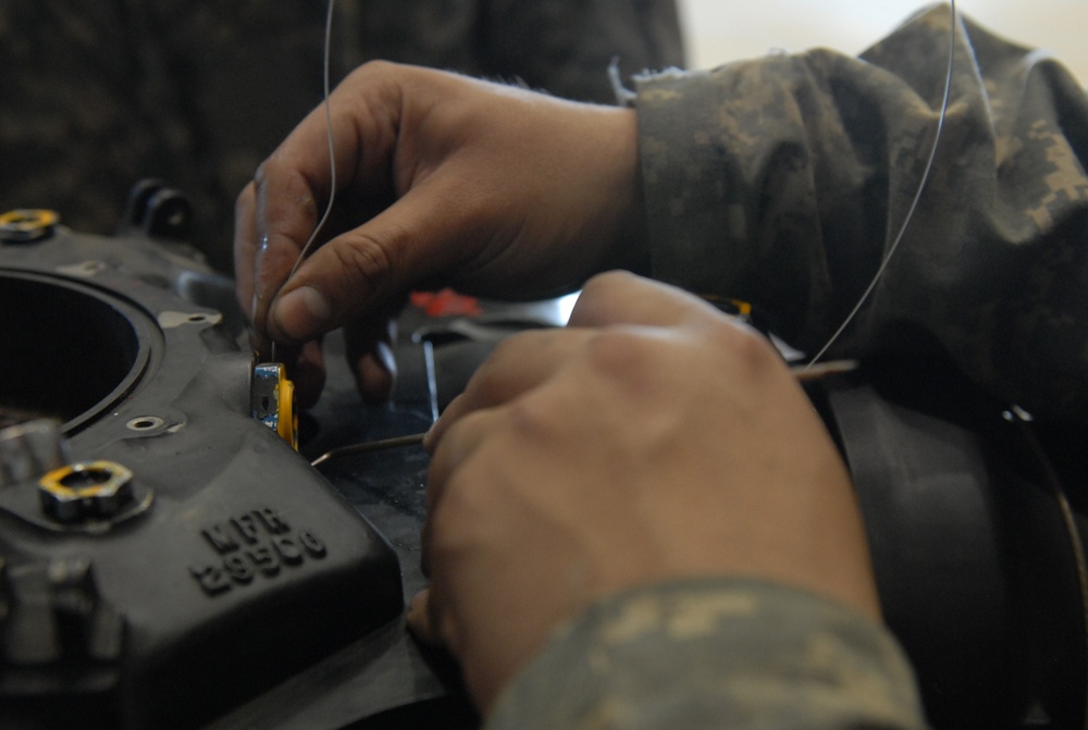 Back shop keeps helicopters in the fight