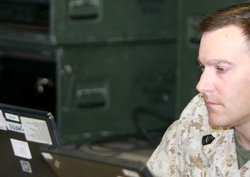 Marines keep an eye on the sky in Alaska