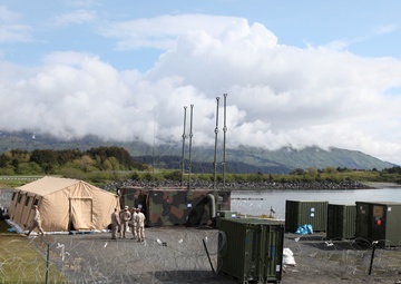 Marines keep an eye on the sky in Alaska