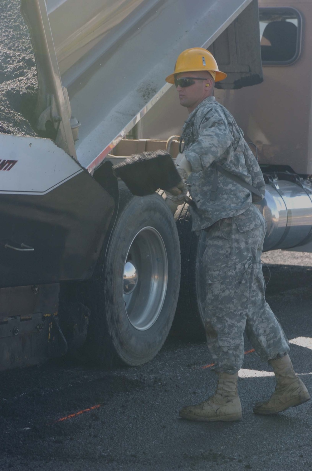 91st Headquarters building gets new parking lot