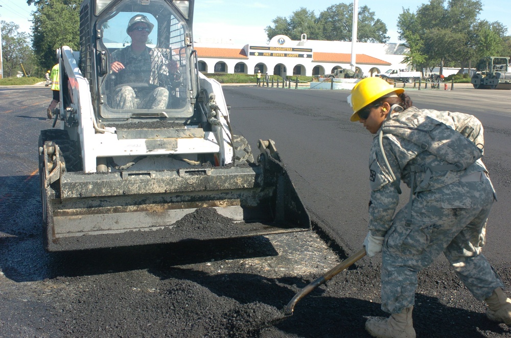 674th Engineer Detachment performs annual training at Fort Hunter Liggett
