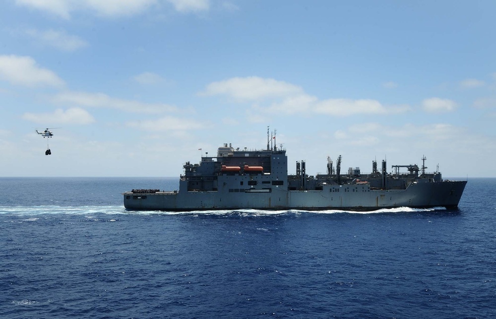 Replenishment of USS Bataan