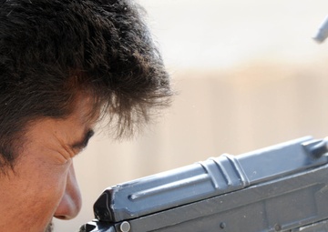 Afghan special forces prepare weapons for future operations