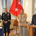Chicago Mayor Rahm Emanuel at the Pritzker Military Library to celebrate the Army's 236th Birthday