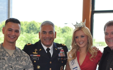 Sgt. Carter, Maj. Gen. Campbell; Whitney Thorpe-Klinsy, Joe Cantafio