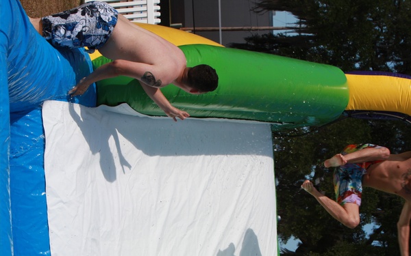 SMP cookout makes a splash with water slide