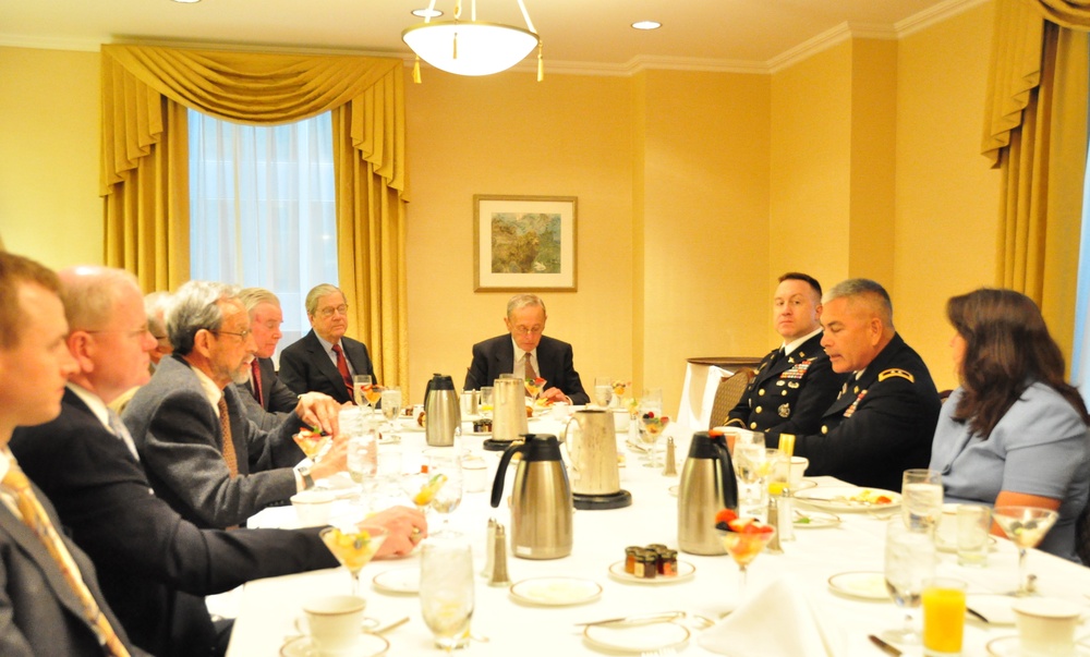 Maj. Gen. Campbell at the National Strategy Forum breakfast in Chicago