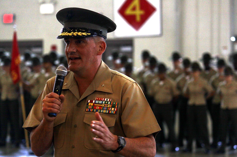 Parris Island welcomes new commanding general