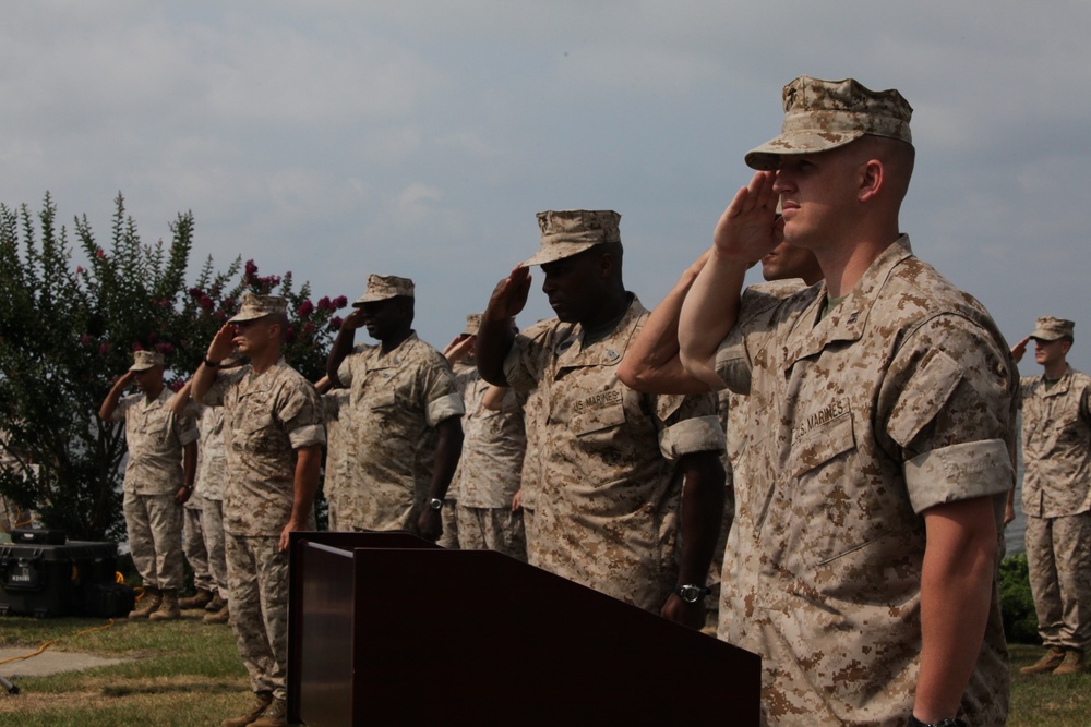 26th MEU change of command