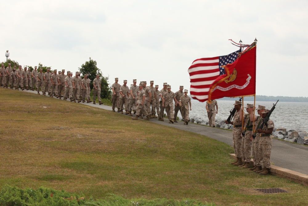26th MEU change of command