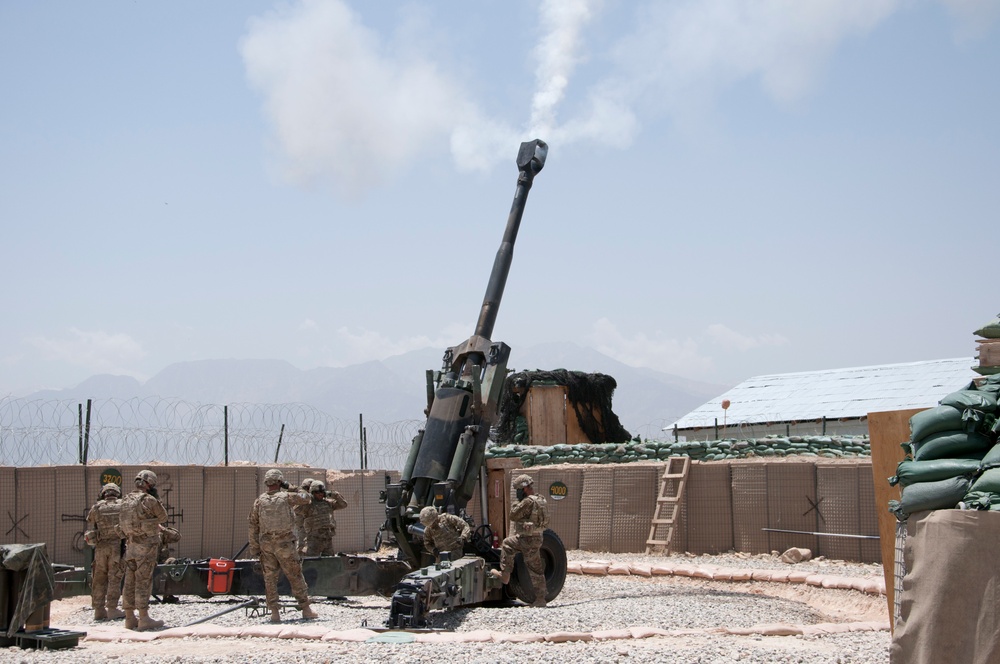 Calling for fire in Nangarhar