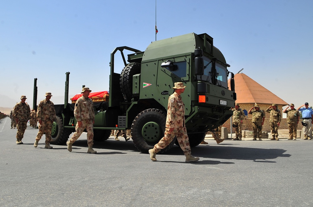 Regional Command North memorial service