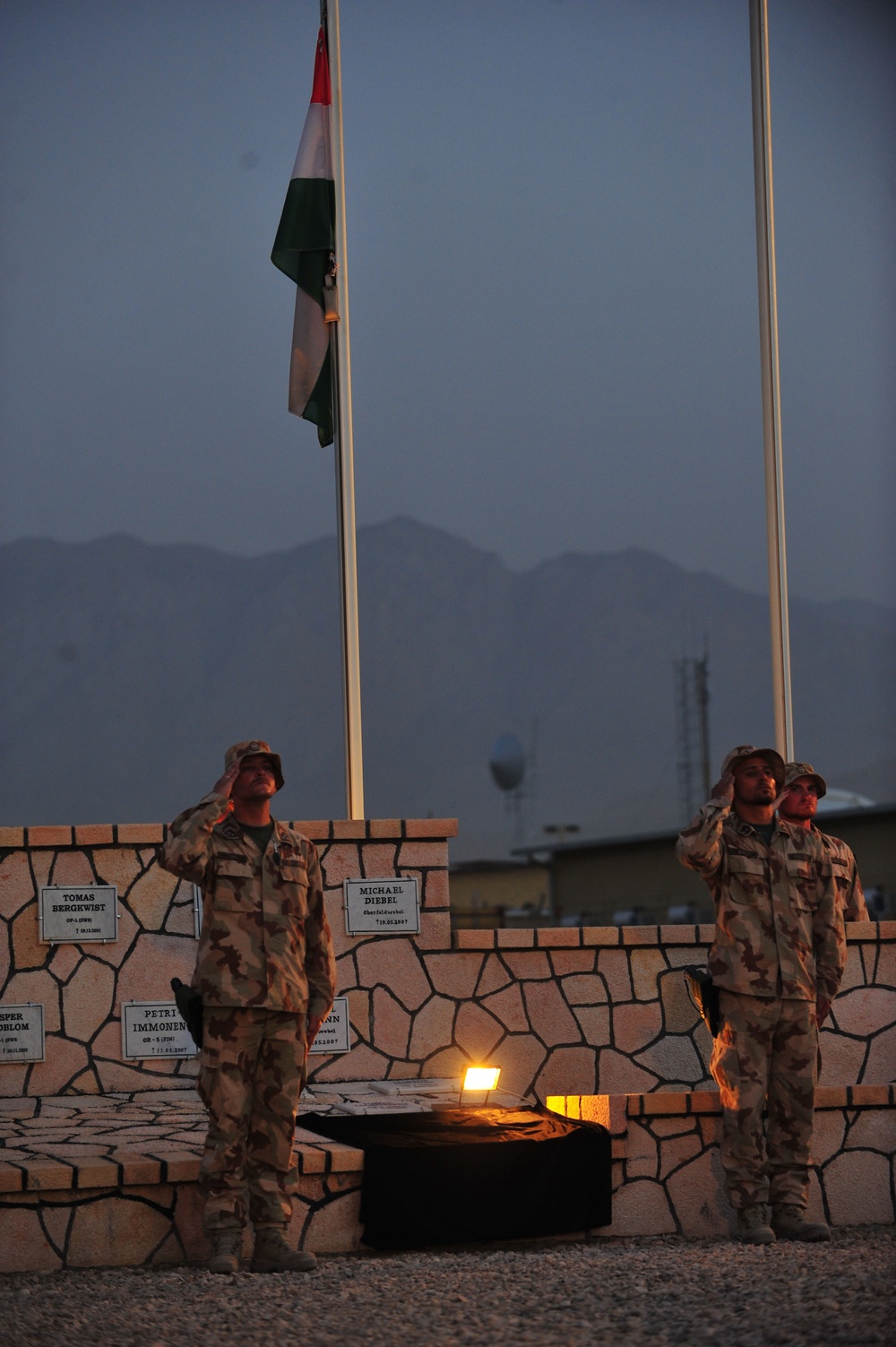 Regional Command North memorial service