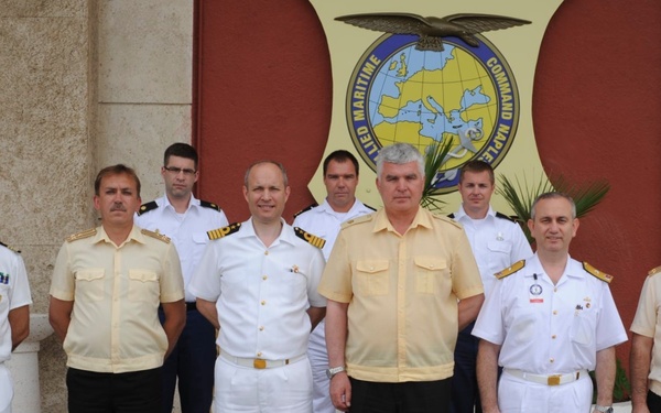Russian delegation at HQ MC Naples