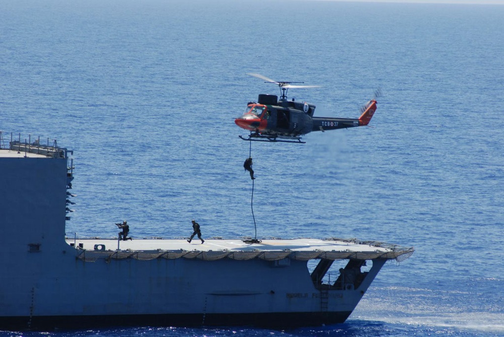 Media day aboard NATO flagship Garibaldi