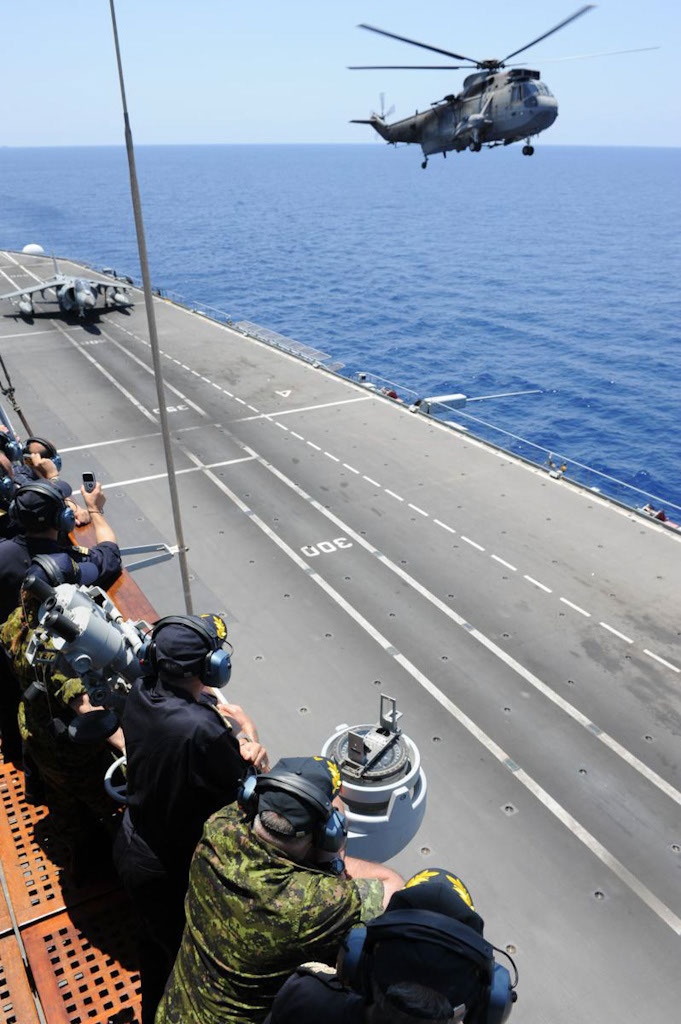 Media day aboard NATO flagship Garibaldi
