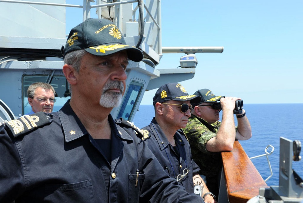Media day aboard NATO flagship Garibaldi