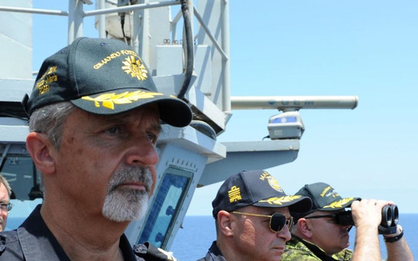 Media day aboard NATO flagship Garibaldi