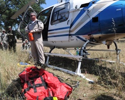 California police train soldiers to use medevacs