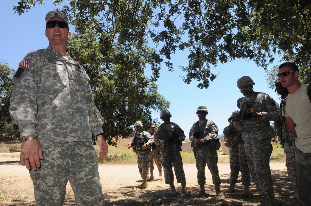 Command Sergeant Major of the Army Reserve visits Fort Hunter Liggett