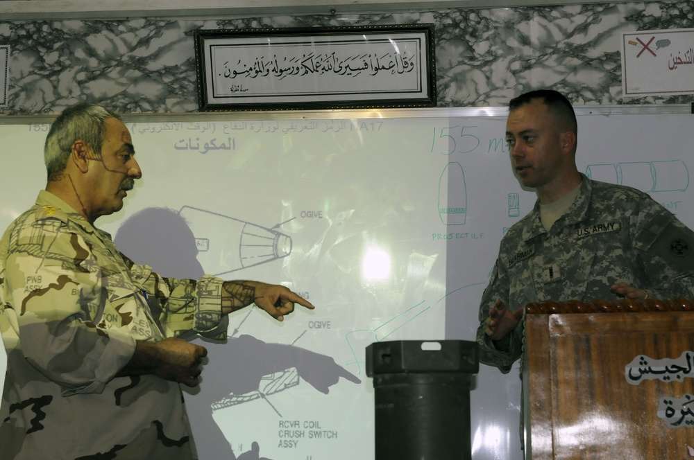 Soldiers partner with Iraqis for ammo proficiency