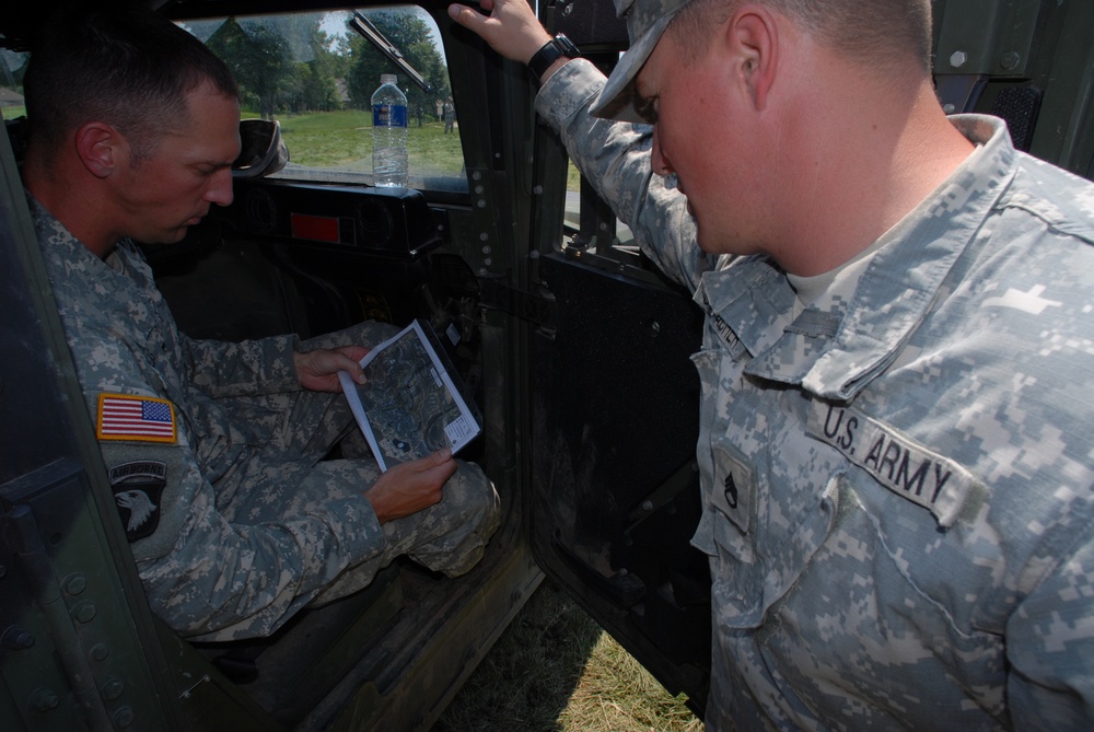 211th Engineer Company performs Quick Reactionary Force and levee patrol