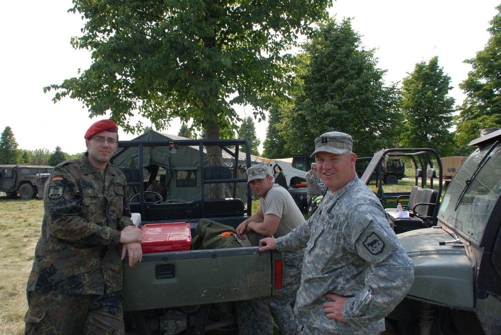 211th Engineer Company performs Quick Reactionary Force and levee patrol