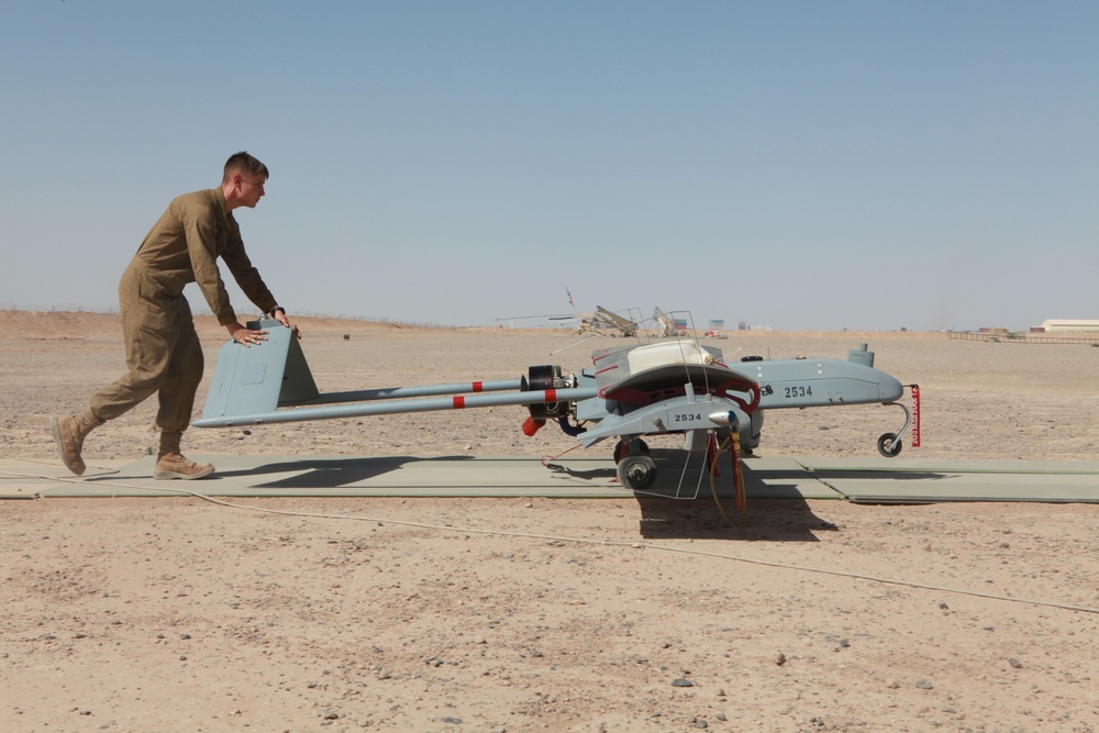 Soft-spoken Texan brings 17 years experience to Corps' young UAV squadron