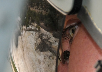 Clear up left! Clear up right! Corsair door gunners, crew chiefs take off in the Rockies