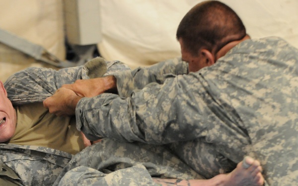 National Guard soldiers promote combatives