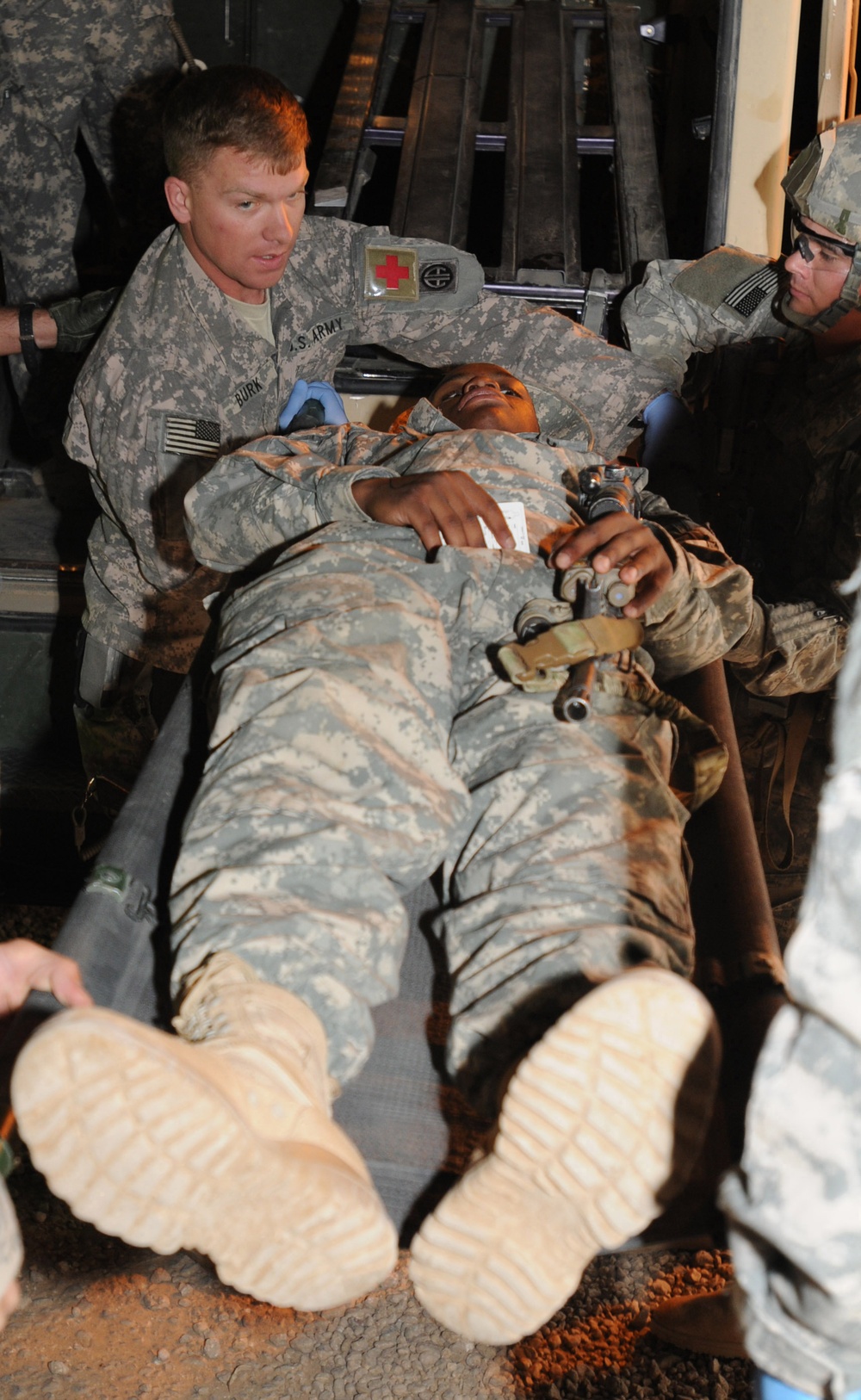 2nd Advise and Assist Brigade medical professionals hone skills during training exercise