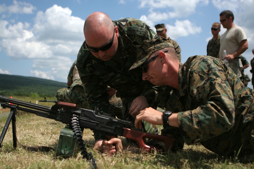 Black Sea Marines conduct combat marksmanship trilingually