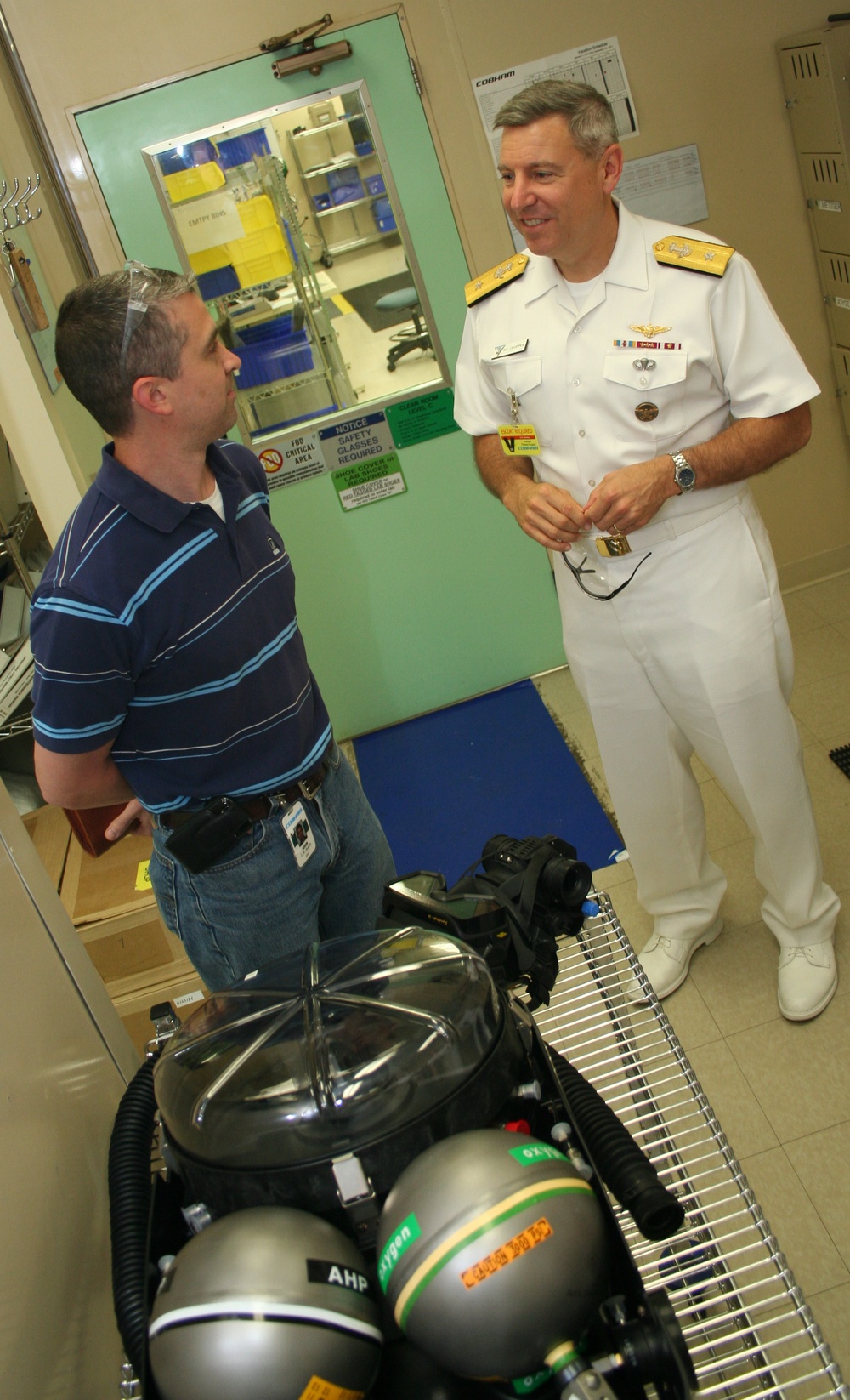 Admiral tours Cobham Mission Systems