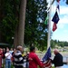 Raising of the American flag at the annual Evergreen Fleet Cruise 2011
